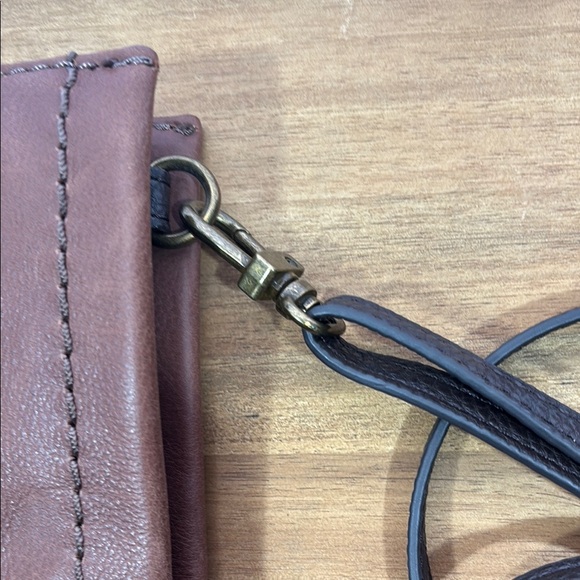The Sak Tan and Brown Crossbody Bag with Adjustable Strap - Picture 8 of 10